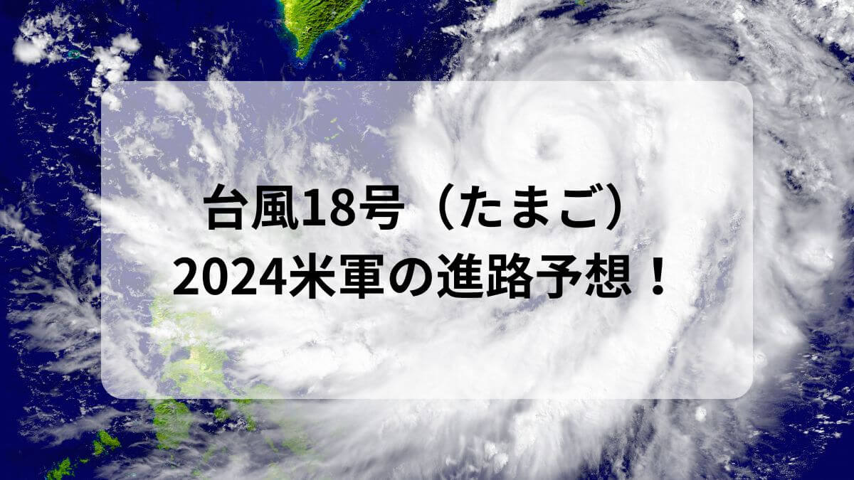 台風18号　米軍